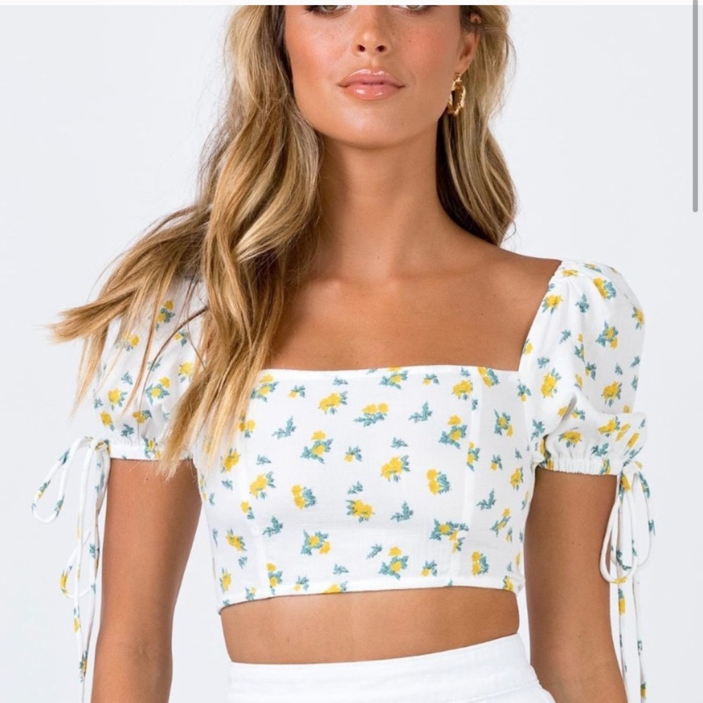 Princess Polly floral crop top